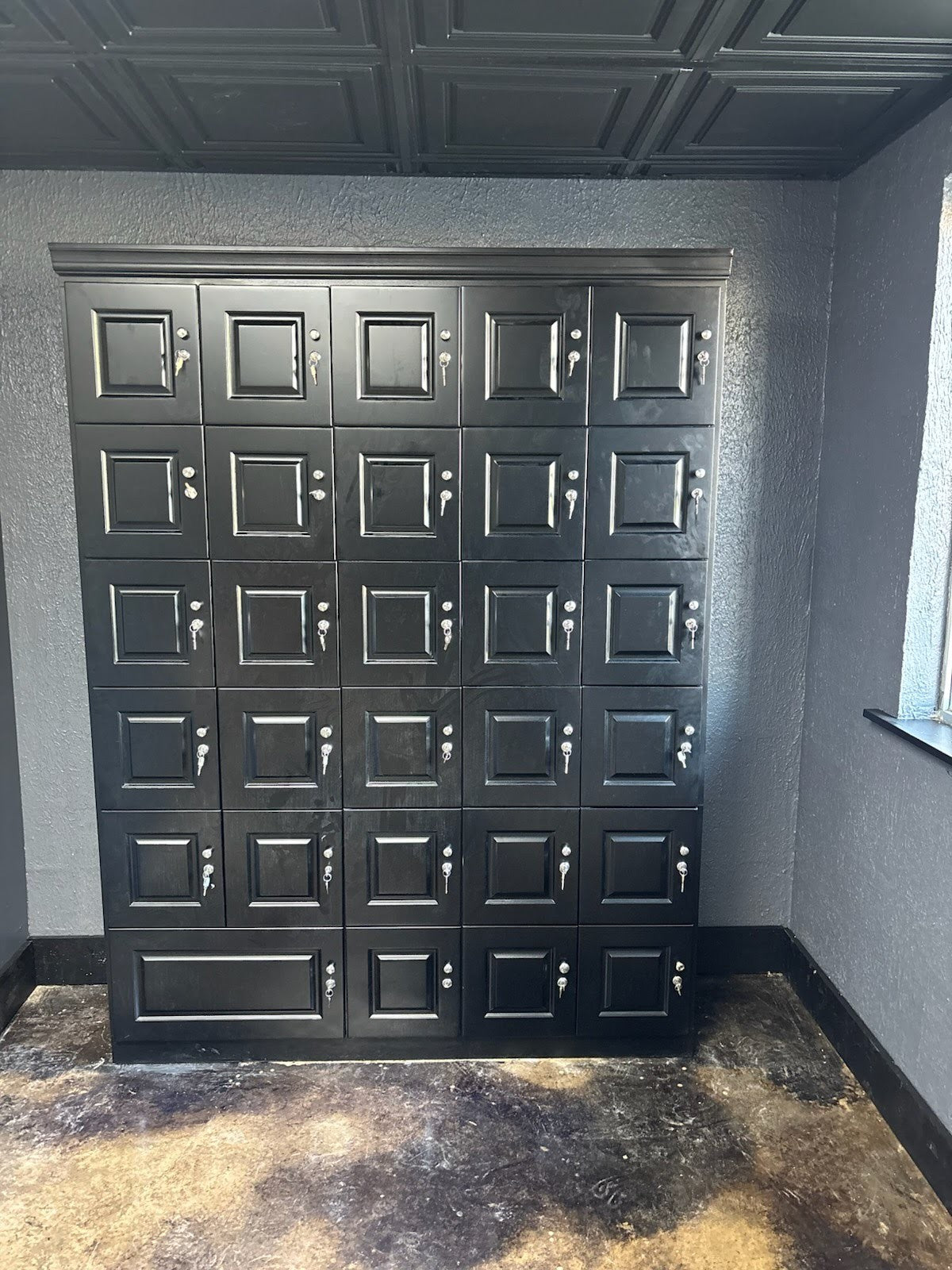 Humidor Supreme Large Humidor Cigar Locker with 28 lockers | Holds 8500 Cigars