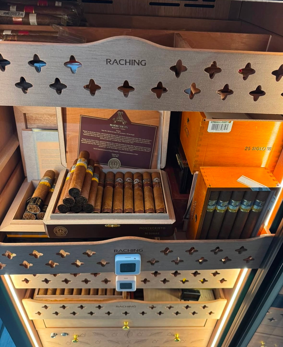 Raching MON1800A Precision Electric Controlled Humidor | 900 Cigars