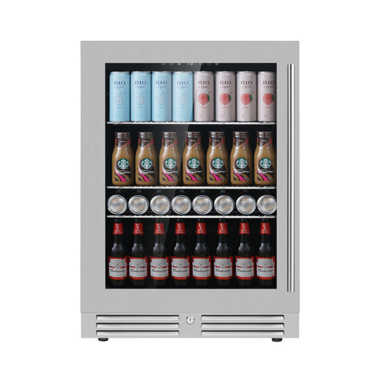 KingsBottle 24” Wide Beverage Center | Holds 161 Cans | KBU145BX