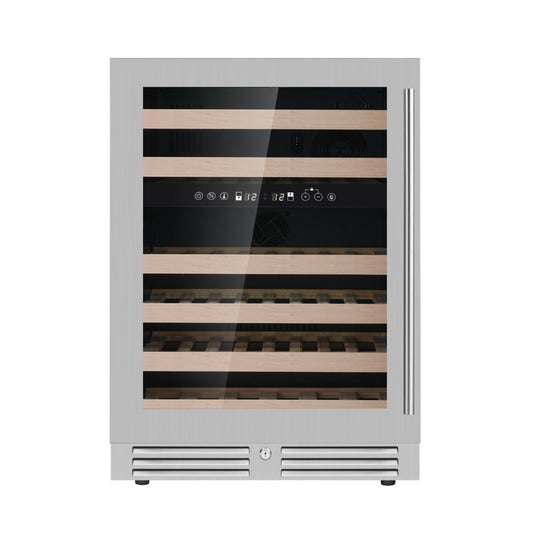 KingsBottle 24” Dual Zone Wine Cooler | Holds 46 Bottles | KBU145DX