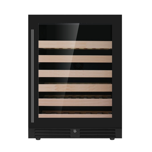 KingsBottle 24” Single Zone Wine Cooler | Holds 46 Bottles | KBU145WX