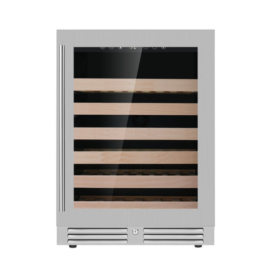 KingsBottle 24” Single Zone Wine Cooler | Holds 46 Bottles | KBU145WX