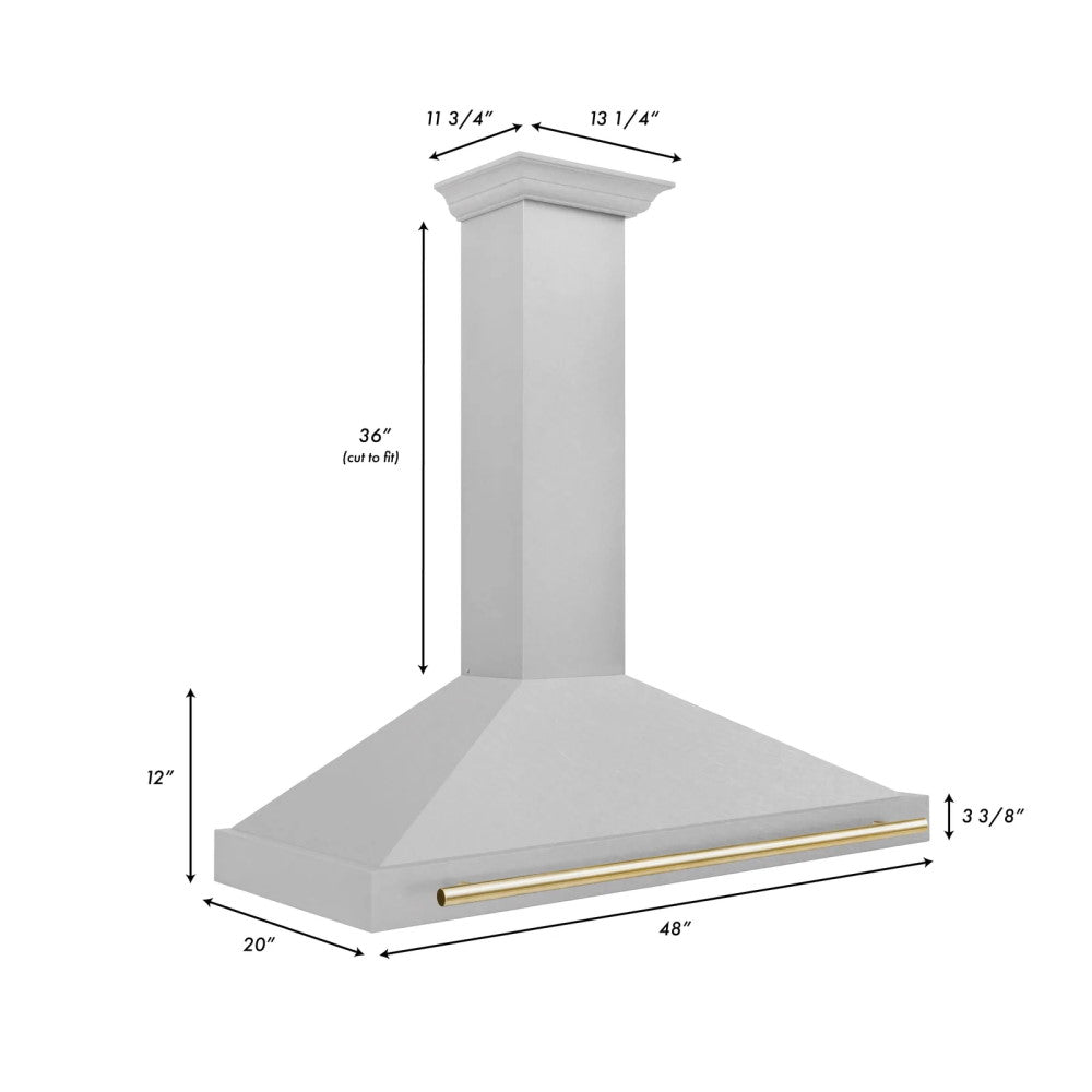 ZLINE Autograph Edition DuraSnow® Stainless Steel Range Hood - KB4SNZ