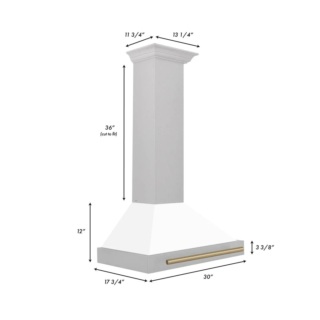 ZLINE Autograph Edition DuraSnow® Stainless Steel Range Hood - KB4SNZ