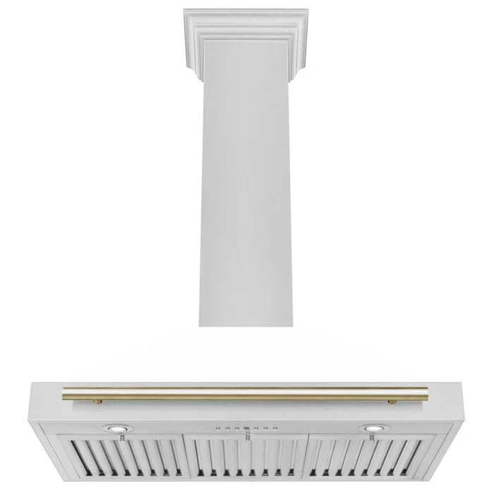 ZLINE Autograph Edition DuraSnow® Stainless Steel Range Hood - KB4SNZ