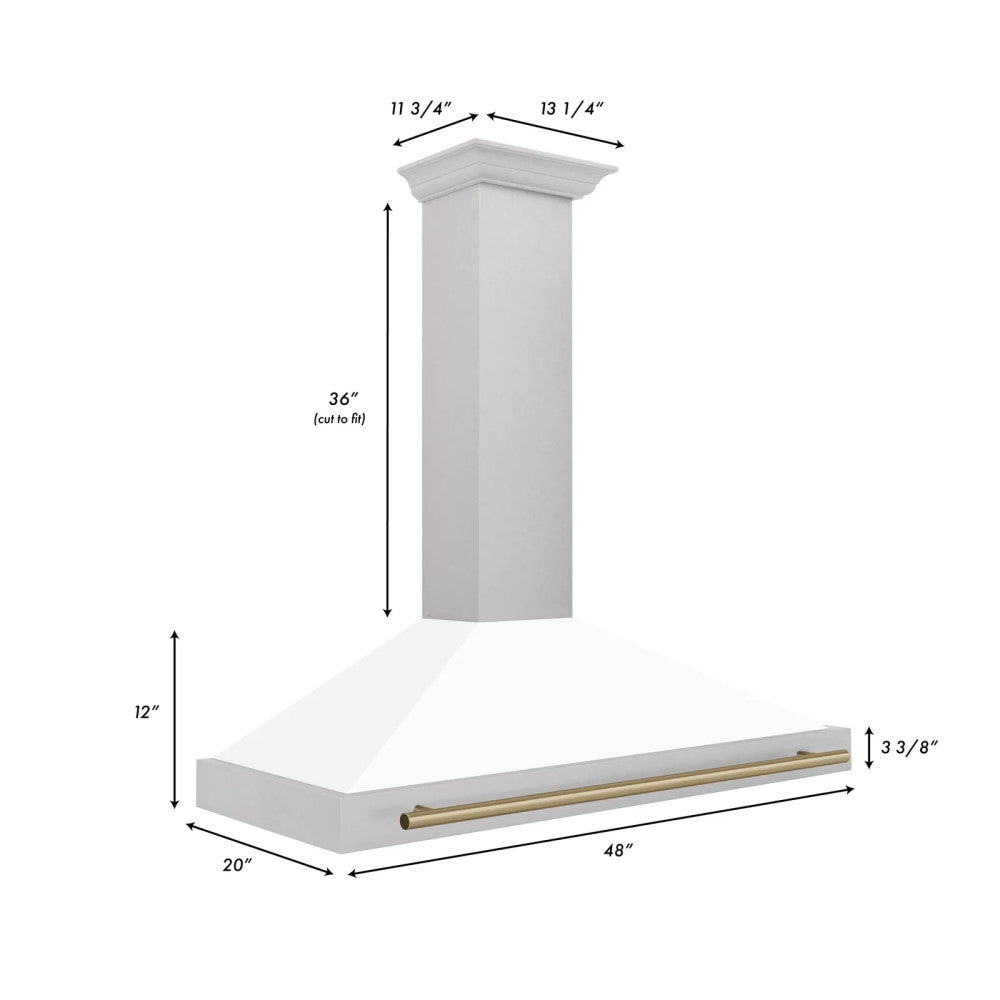 ZLINE Autograph Edition DuraSnow® Stainless Steel Range Hood - KB4SNZ