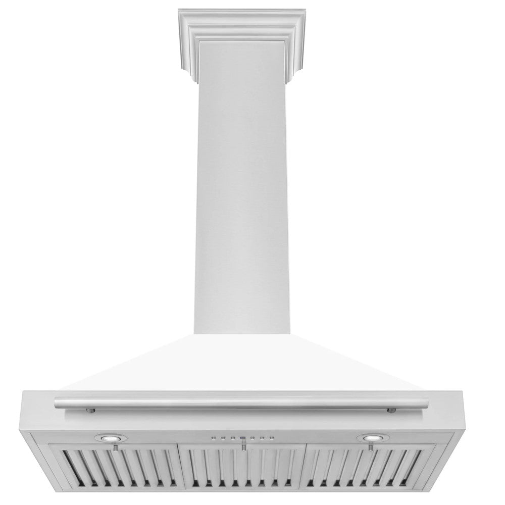 ZLINE Stainless Steel Range Hood with Stainless Steel Handle - KB4STX