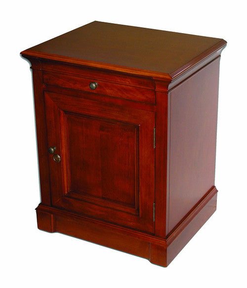 Lauderdale End Table Small Cigar Humidor Cabinet | Holds 500 Cigars