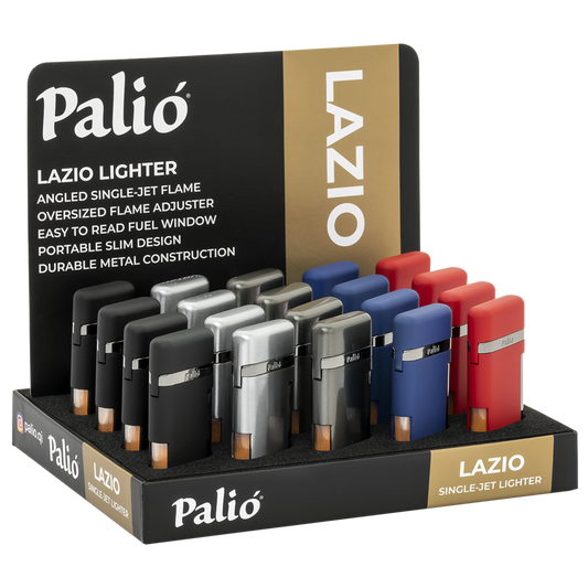 Palió Lazio 20 Count Assortment | Single-Jet Lighters