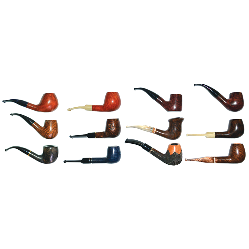 Hanseatic Traditional/Classic Pipes Set | Assortment of 12
