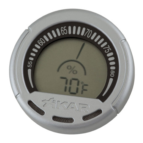 Xikar Round Digital Gauge Hygrometer (Set of 6)