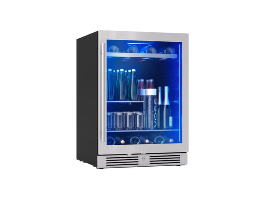 Zephyr Presrv 24" Single Zone Beverage Center | Holds 112 Cans | PRB24C01BG