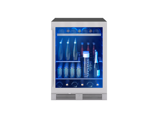 Zephyr Presrv 24" Single Zone Beverage Center | Holds 112 Cans | PRB24C01BG