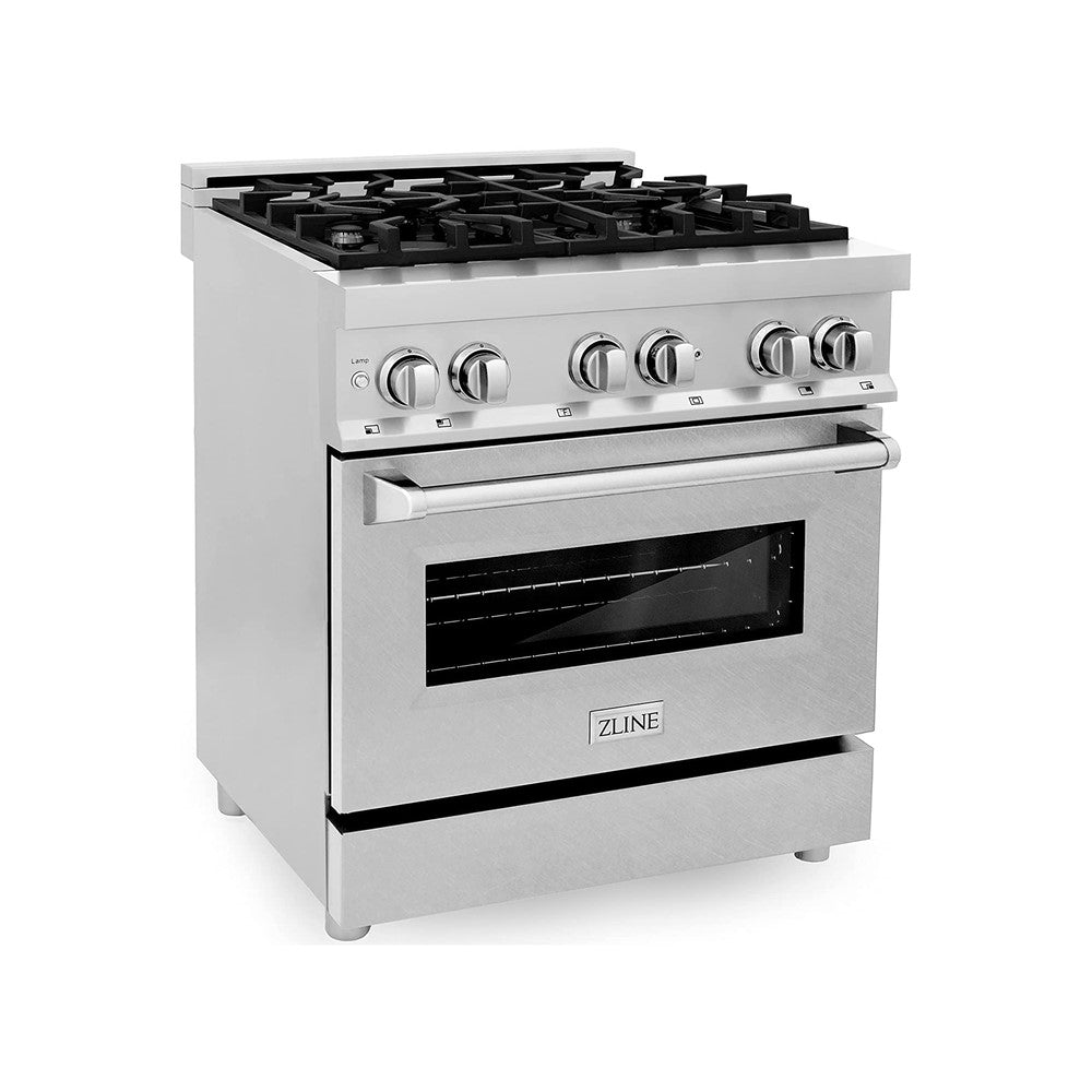 ZLINE 30" Dual Fuel Range with Gas Stove and Electric Oven (RA30)