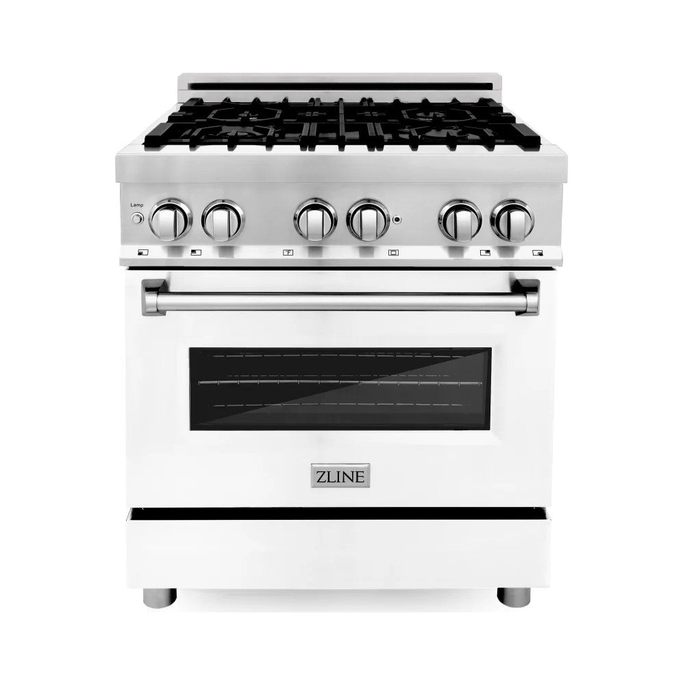 ZLINE 30" Dual Fuel Range with Gas Stove and Electric Oven (RA30)