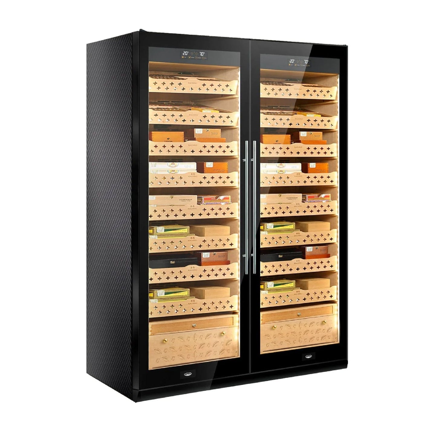 Raching SD800 | Cigar Humidor & Wine Cooler 1600 cigars & 130 bottles