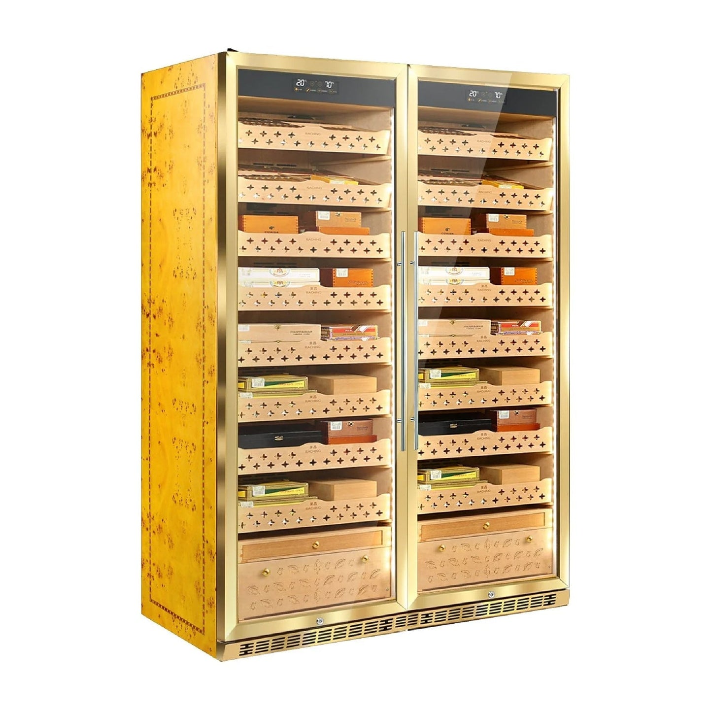 Raching SD800 | Cigar Humidor & Wine Cooler 1600 cigars & 130 bottles