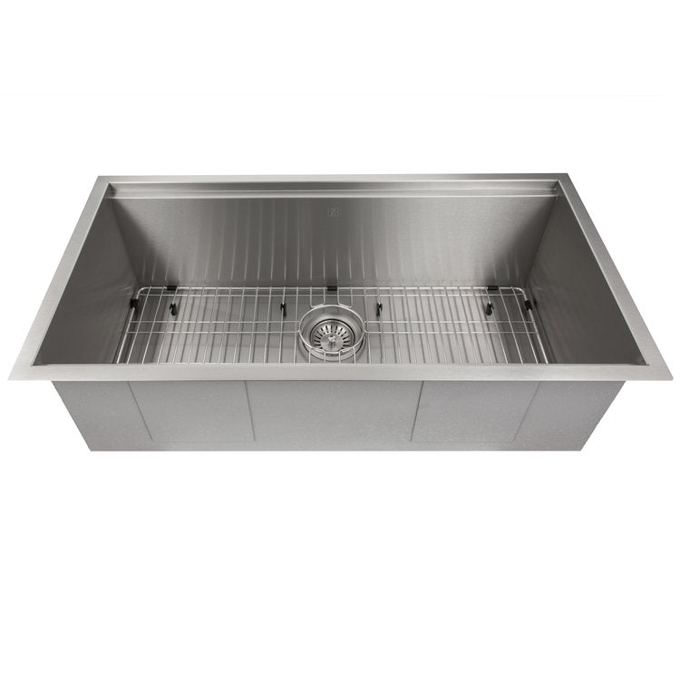 ZLINE Garmisch 33" Undermount Single Bowl Sink with Accessories (SLS-33)