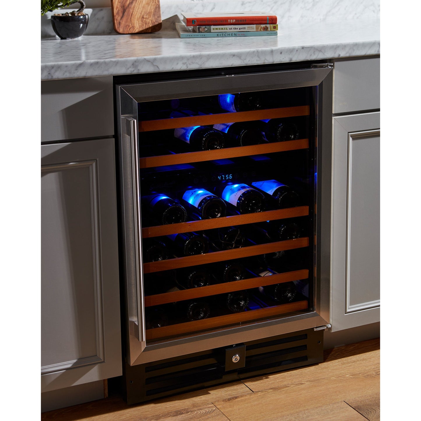 Smith & Hanks 24" Dual Zone Wine Cooler | Holds 46 Bottles | RW145DR