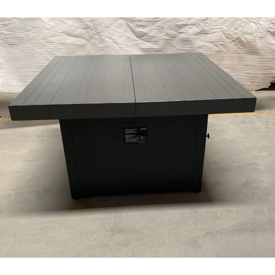 Plank & Hide™ 42" Square Functional Fire Pit Table