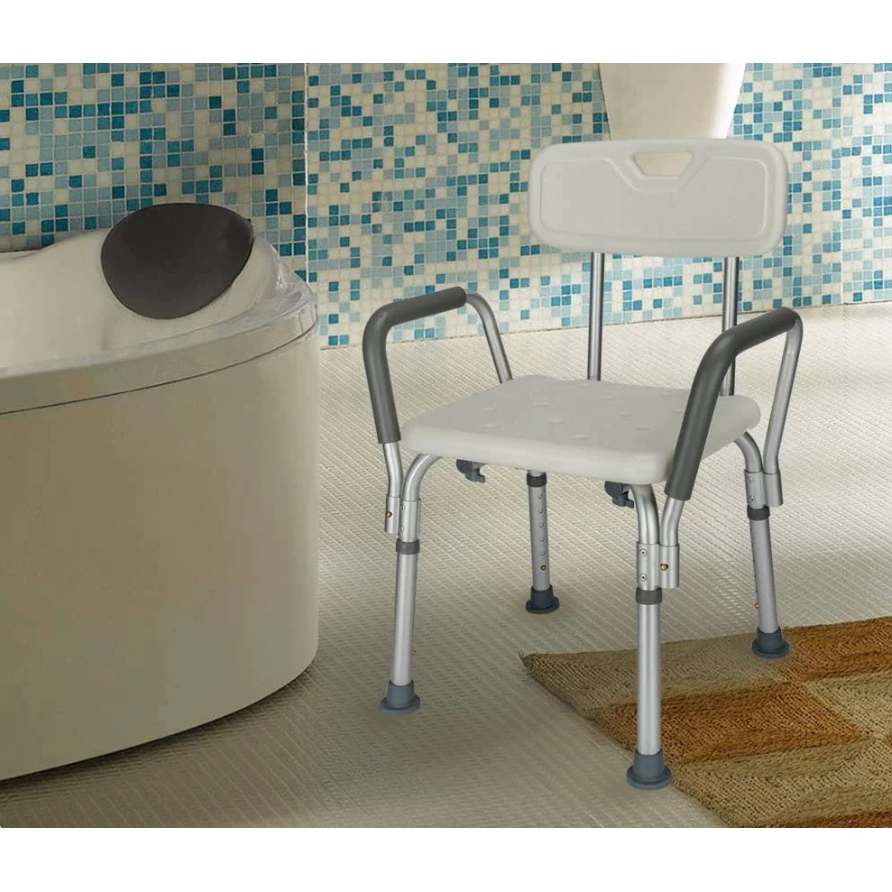 TrustLine Shower Chair | Safety Support Seat | For Elderly, Disabled, and Injured