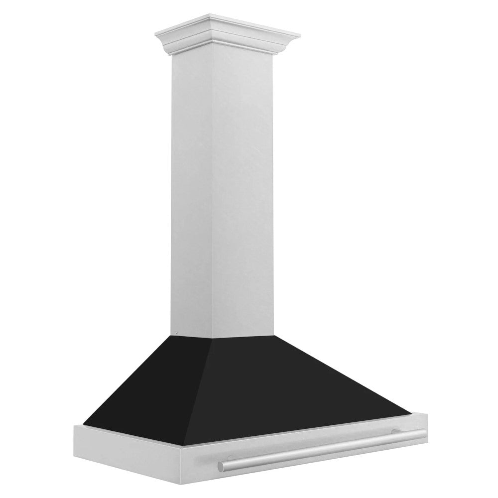 ZLINE DuraSnow® Stainless Steel Range Hood with Stainless Steel Handle - KB4SNX