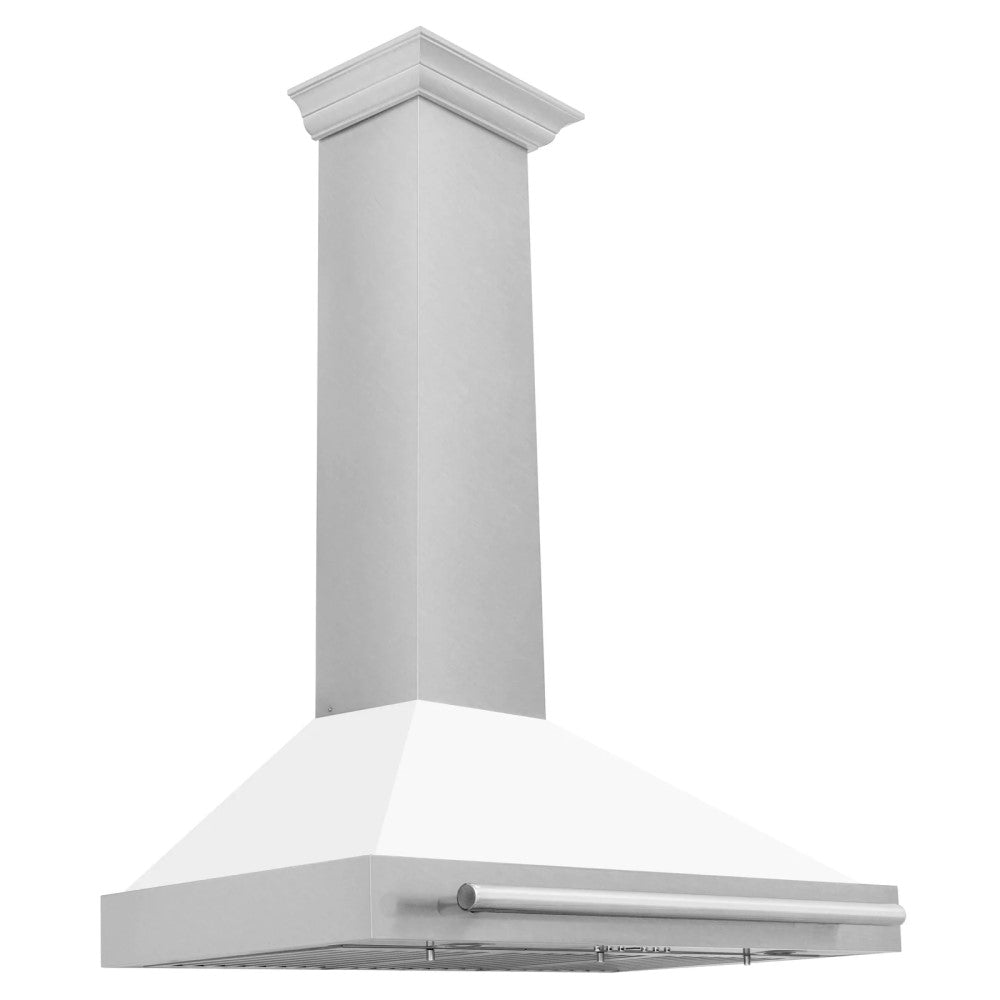 ZLINE DuraSnow® Stainless Steel Range Hood with Stainless Steel Handle - KB4SNX