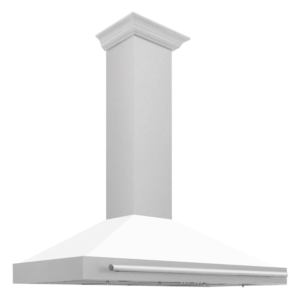 ZLINE DuraSnow® Stainless Steel Range Hood with Stainless Steel Handle - KB4SNX