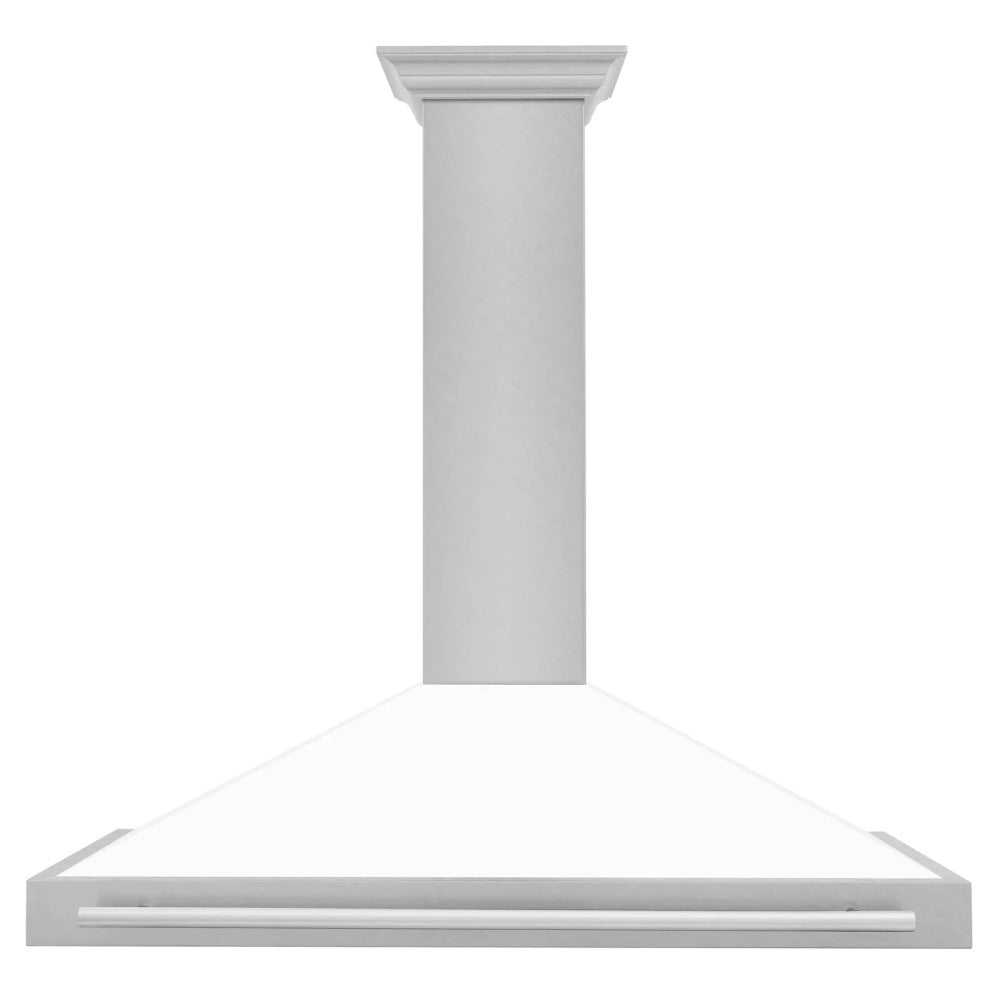 ZLINE DuraSnow® Stainless Steel Range Hood with Stainless Steel Handle - KB4SNX