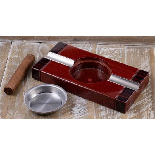 High Gloss Two-Tone Cherry Ashtray