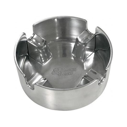 Smokin Ash Baltimore Cigar Ashtray - Polished Cast Aluminum