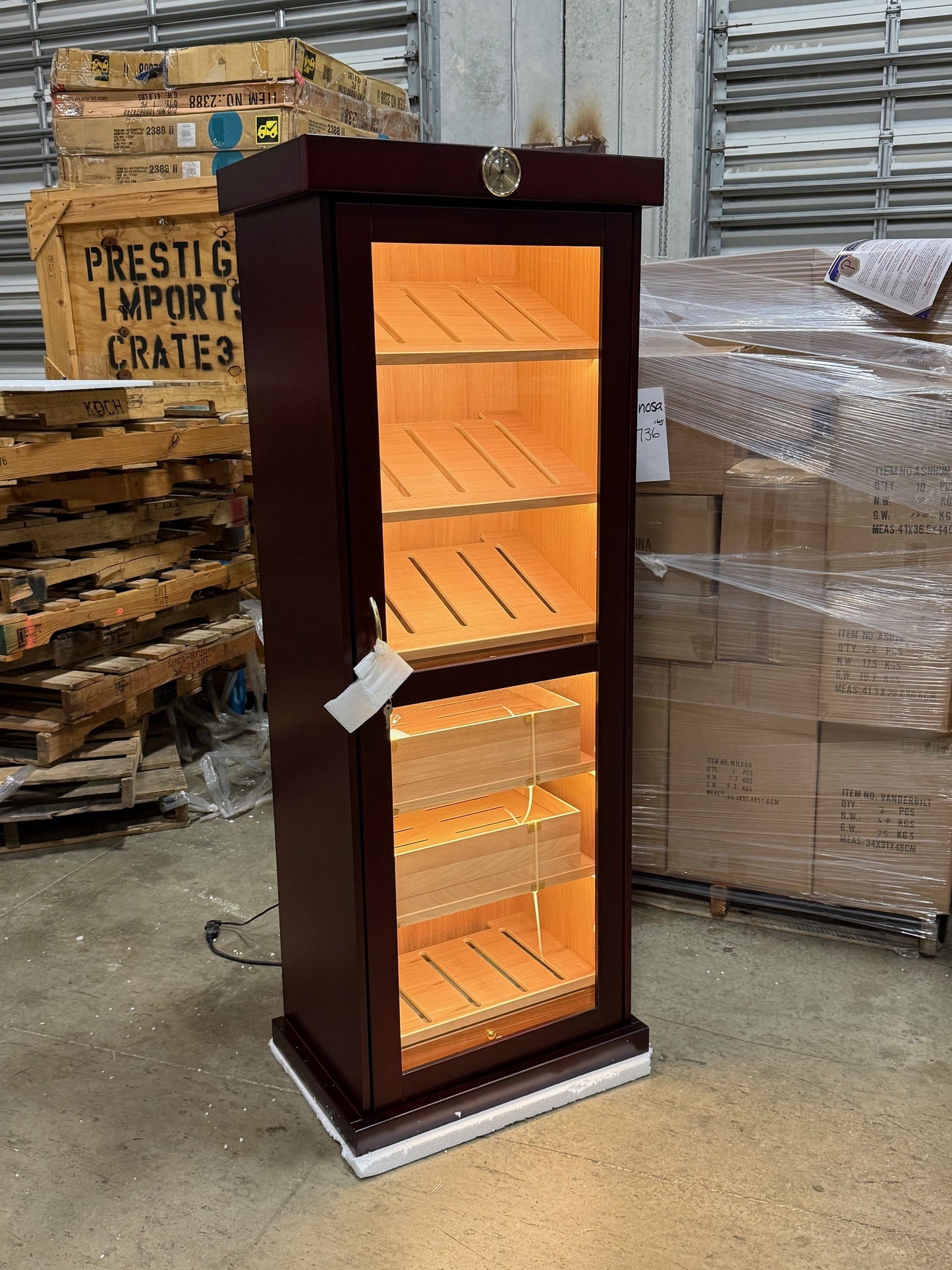 Barbatus Humidor Cabinet | Holds 2000 Cigars