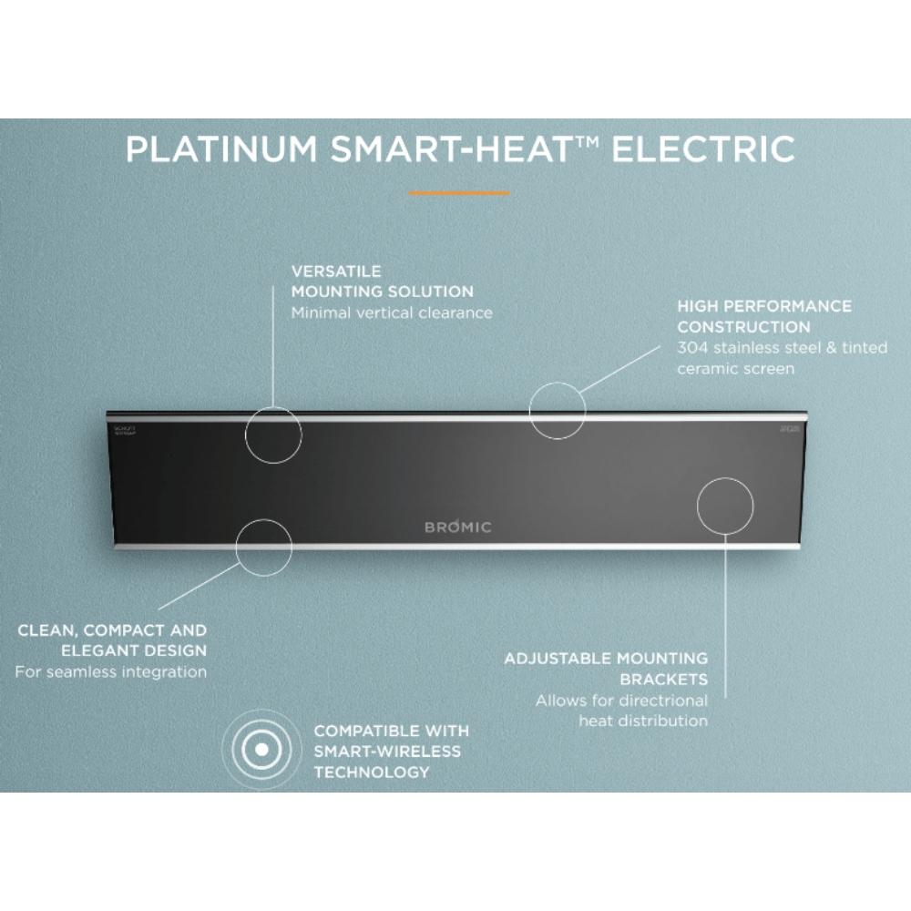 Bromic Platinum 208V Smart-Heat Electric Patio Heater Built In