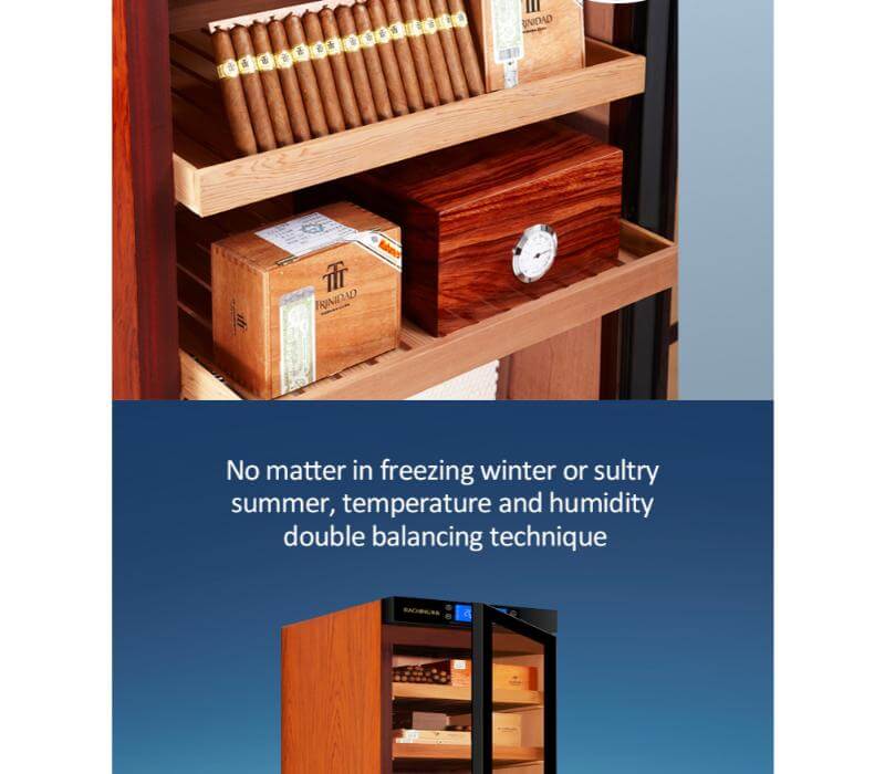 Raching C380A Electronic Humidor Cabinet | 1,500 Cigars