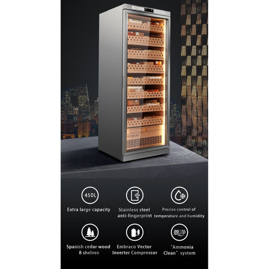 Raching CT48A Electric Humidor | Holds 3000 Cigars