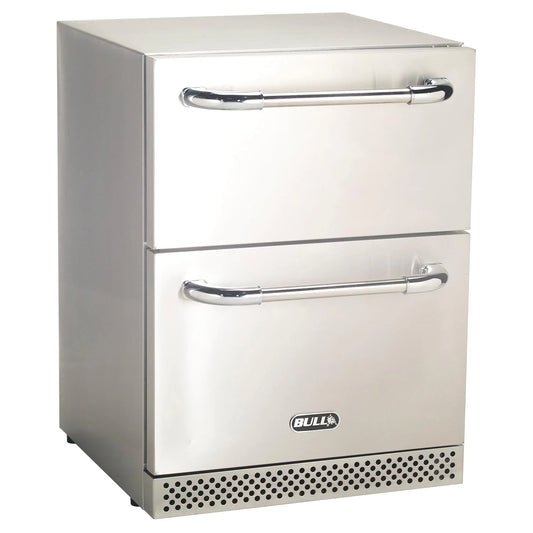 Bull Premium 24-Inch 5 Cu. Ft. Outdoor Rated Refrigerator Drawers