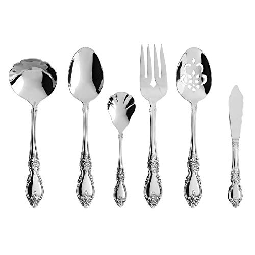 Oneida Louisiana 6 Piece Fine Flatware Serving Set