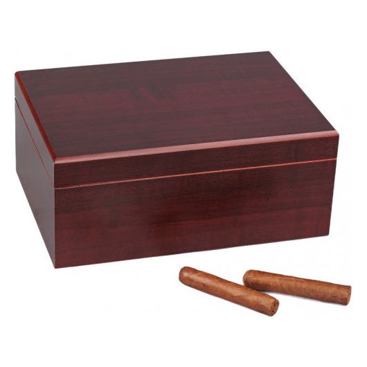 Executive Cherry Cigar Humidor | Holds 75 Cigars