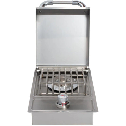 Bull Drop-In Single Side Burner W/ Stainless Steel Lid