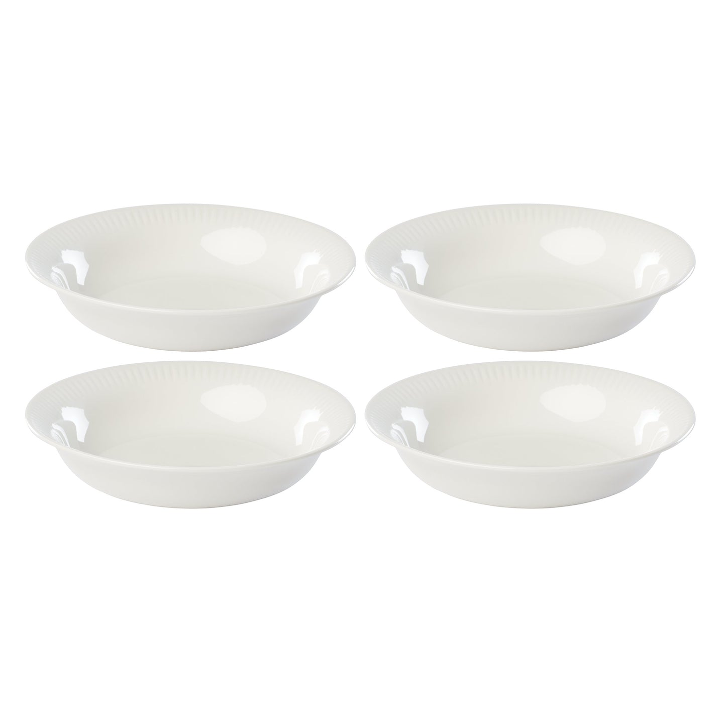 Lenox Profile White Porcelain 4-Piece Pasta Bowl Set