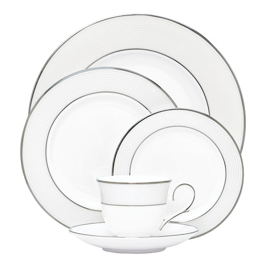 Lenox Opal Innocence Stripe 5-piece Place Setting