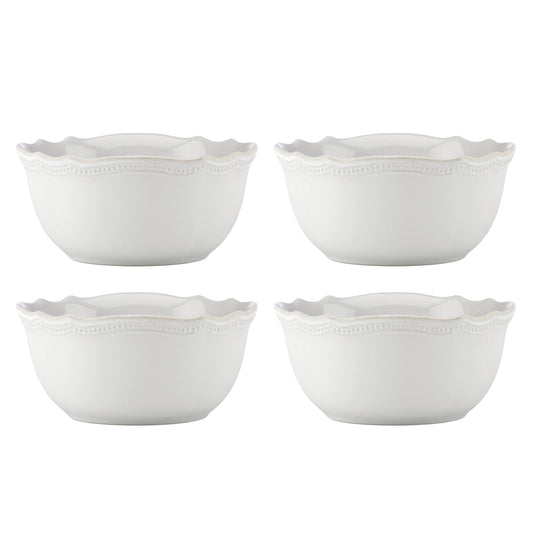 Lenox French Perle Bead All-Purpose Bowls, Set of 4