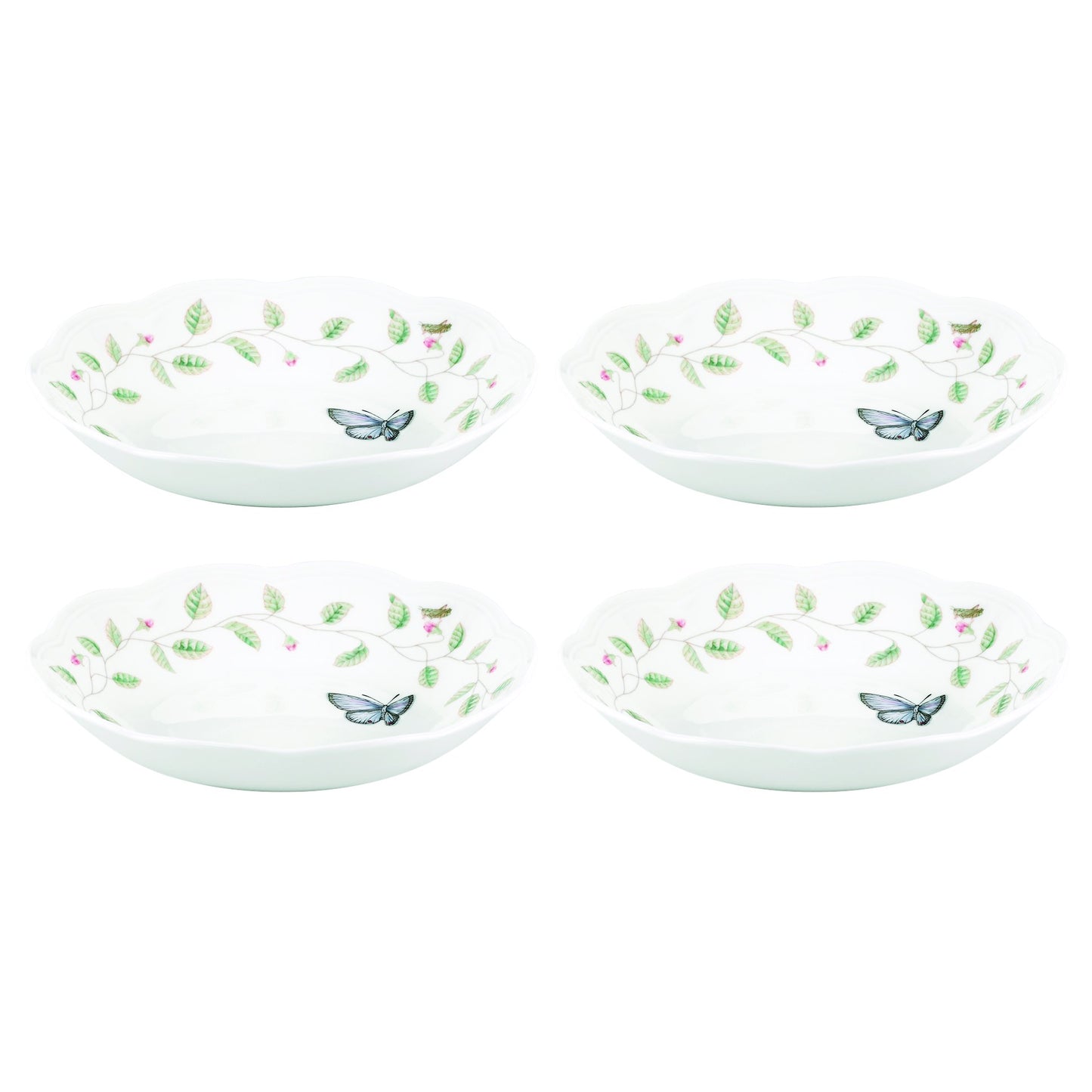 Lenox Butterfly Meadow 4-Piece Pasta Bowl Set