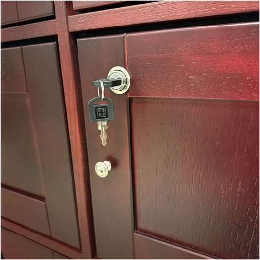 Prestige Imports Cigar Lockers (Cherry Finish) | 15 Individual Lockers