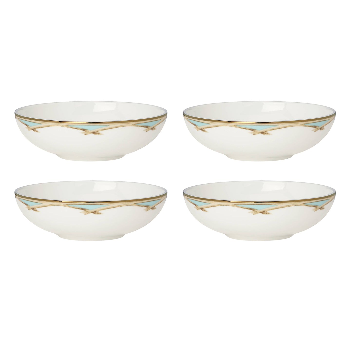 Lenox British Colonial Bamboo Fruit Bowls, Set of 4