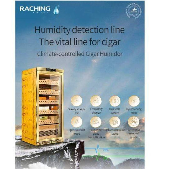 Raching MON1800A Precision Electric Controlled Humidor | 900 Cigars