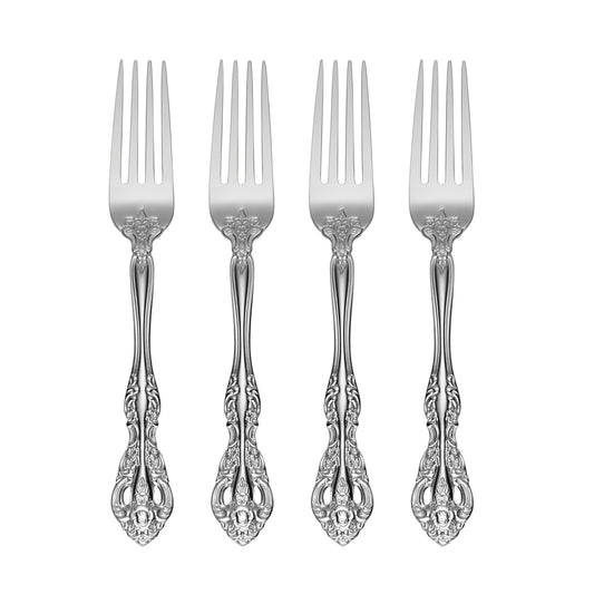 Oneida Michelangelo Fine Flatware Dinner Fork, Set Of 4