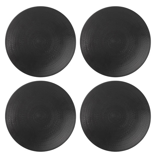 Lenox LX Collective Black Accent Plates, Set of 4