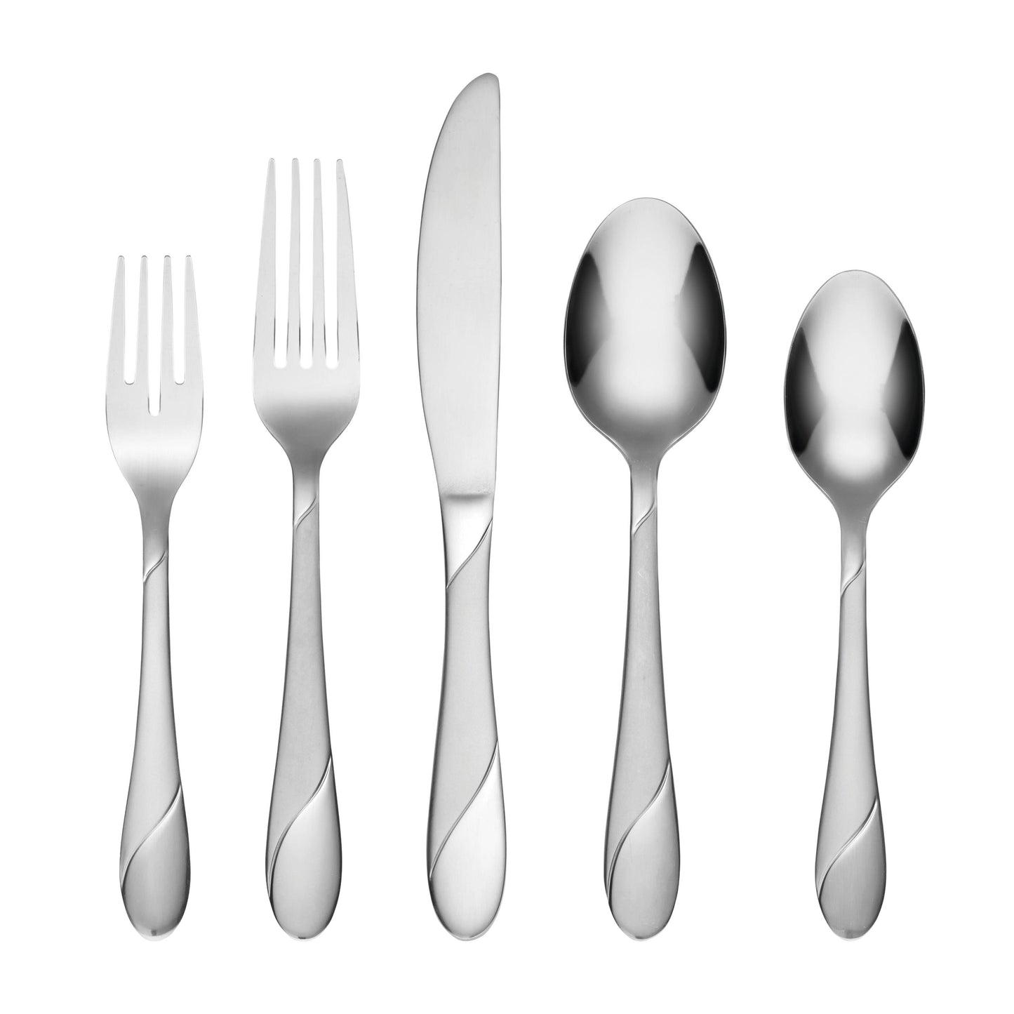 Cambridge Swirl Sand 89-Piece Flatware Set