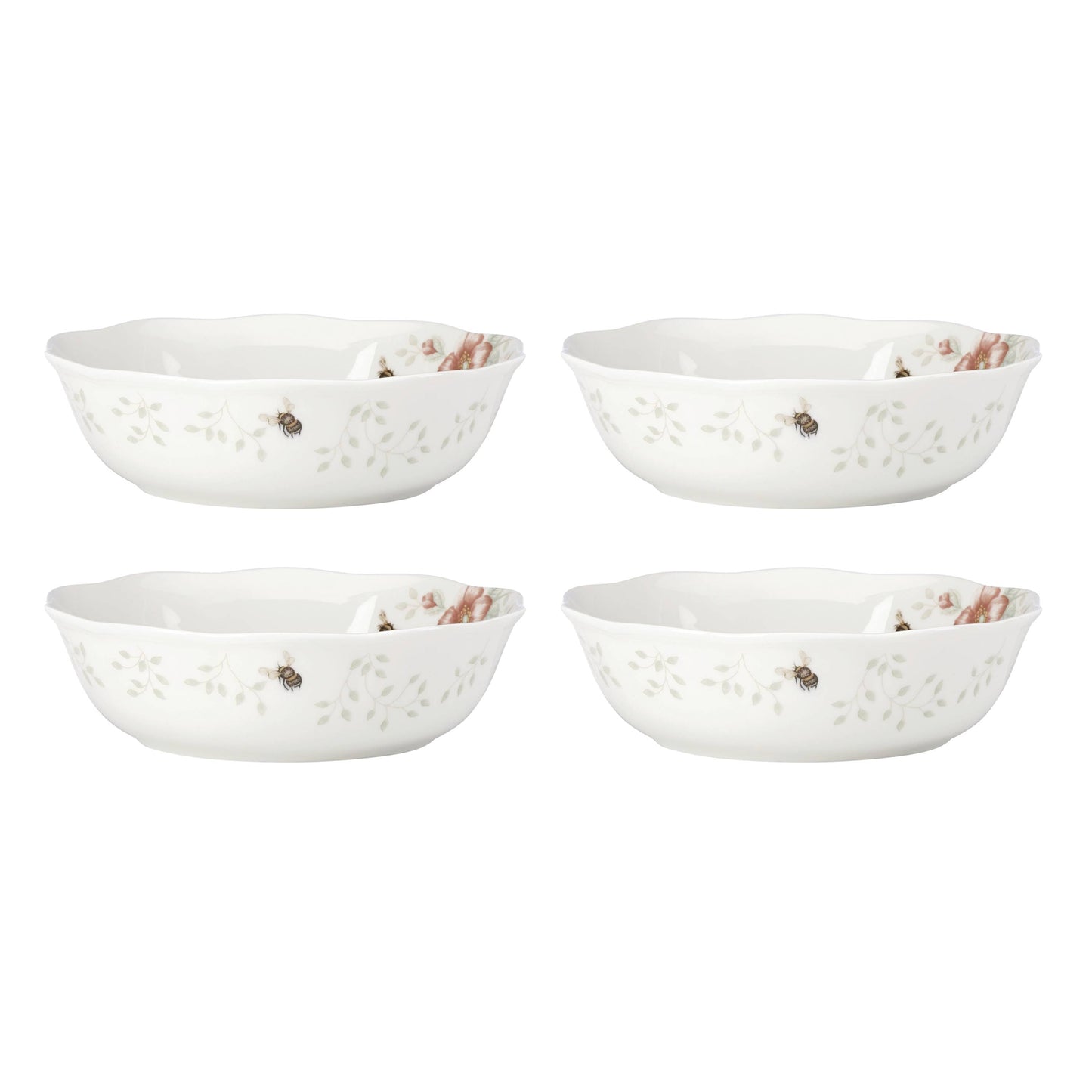 Lenox Butterfly Meadow Soup Bowls, Set Of 4